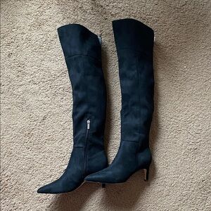 Marc Fisher Black Over-the-Knee Boots